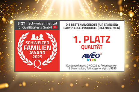 Gütesiegel Aveo Kids