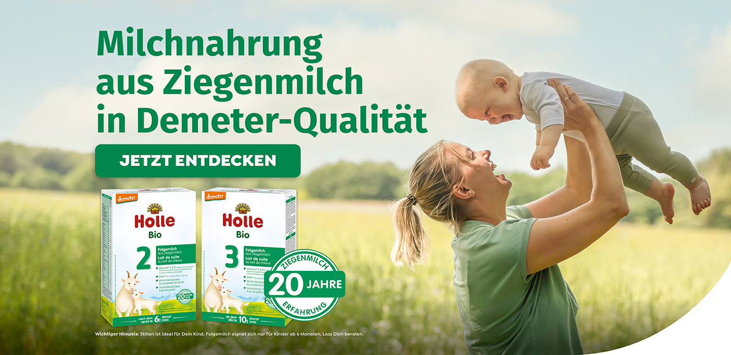 Holle Ziegenmilch Slider