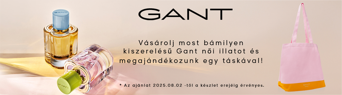 Vásárolj bármilyen Gant női illatot és megajándékozunk egy táskával!