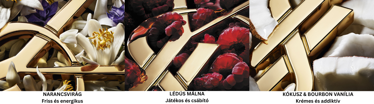 Lédús málna, narancsvirág, kókusz és bourbon vanília