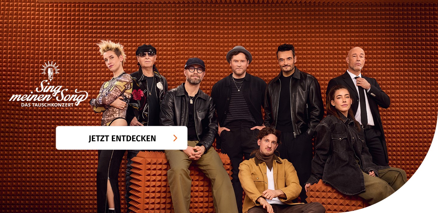 Banner mit Sing meinen Song