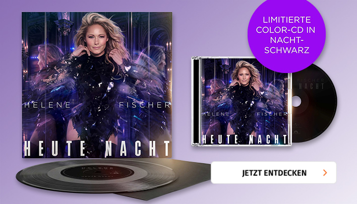 Banner mit Helene Fischer Heute Nacht als CD und Vinyl
