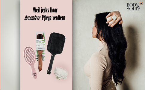 Besondere Pflege für Ihr Haar mit Bürsten von Body&Soul