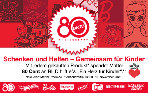 Schenken und Helfen mit Mattel