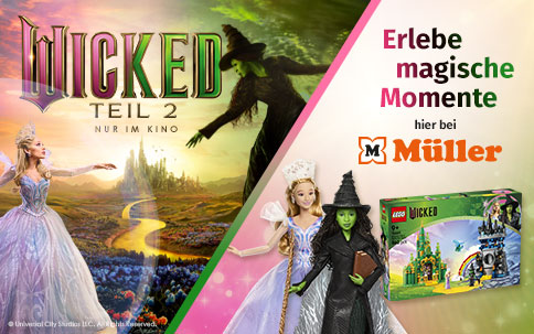 Erlebe magische Momente mit WICKED: Teil 2 bei Müller