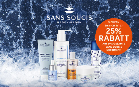 25% Rabatt auf das gesamte Sans Soucis Sortiment