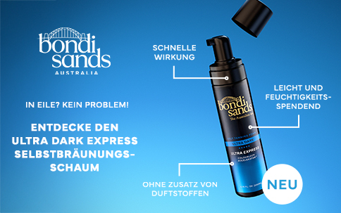 Entdecke den Ultra Dark Express Selbstbräunungsschaum von Bondi Sands