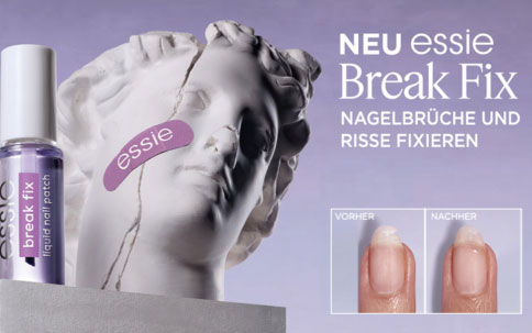 Nagelbrüche und Risse fixieren mit essie Break Fix