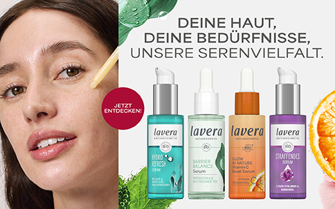 Entdecken Sie natürlich wirksame Seren von lavera