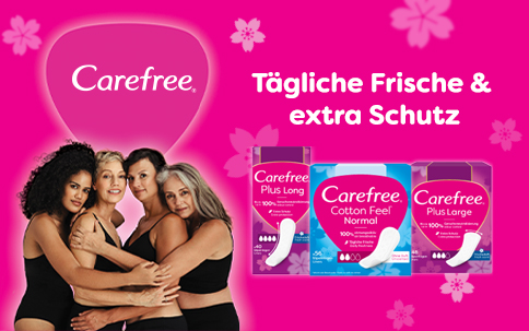 Tägliche Frische & extra Schutz mit Carefree