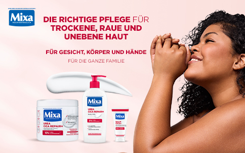 Mixa Urea Cica Repair+ für trockene, raue und unebene Haut