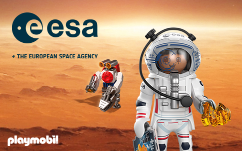 Playmobil und die European Space Agency für kleine Weltraumentdecker