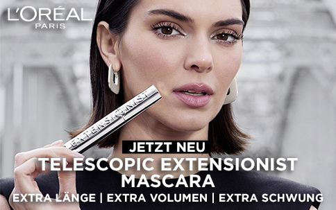 Extra Länge, Volumen und Schwund mit der L'Oréal Paris Telescopic Extensionist Mascara