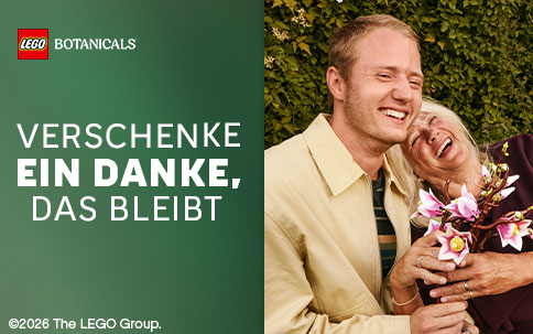 Verschenke zum Muttertag ein Danke, das bleibt mit LEGO Botanicals