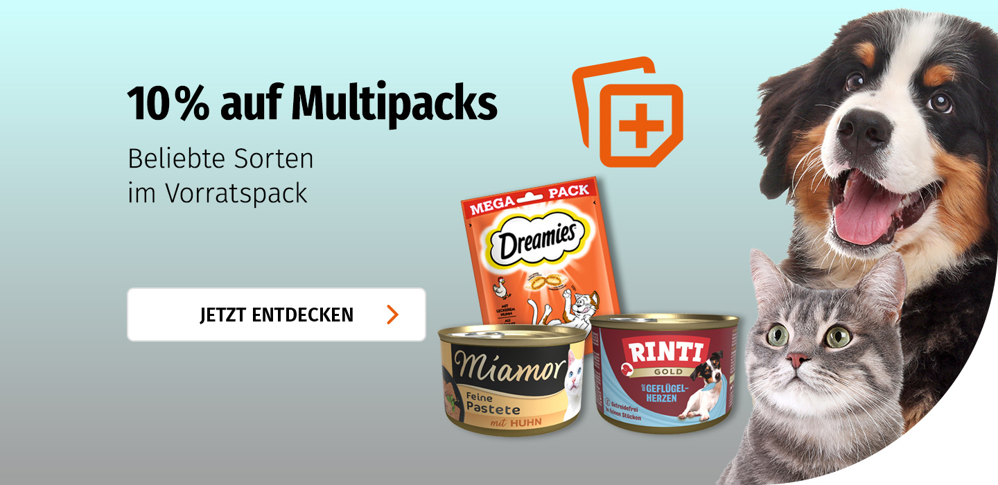 Beliebte Sorten im Vorratspack im Müller Tiershop