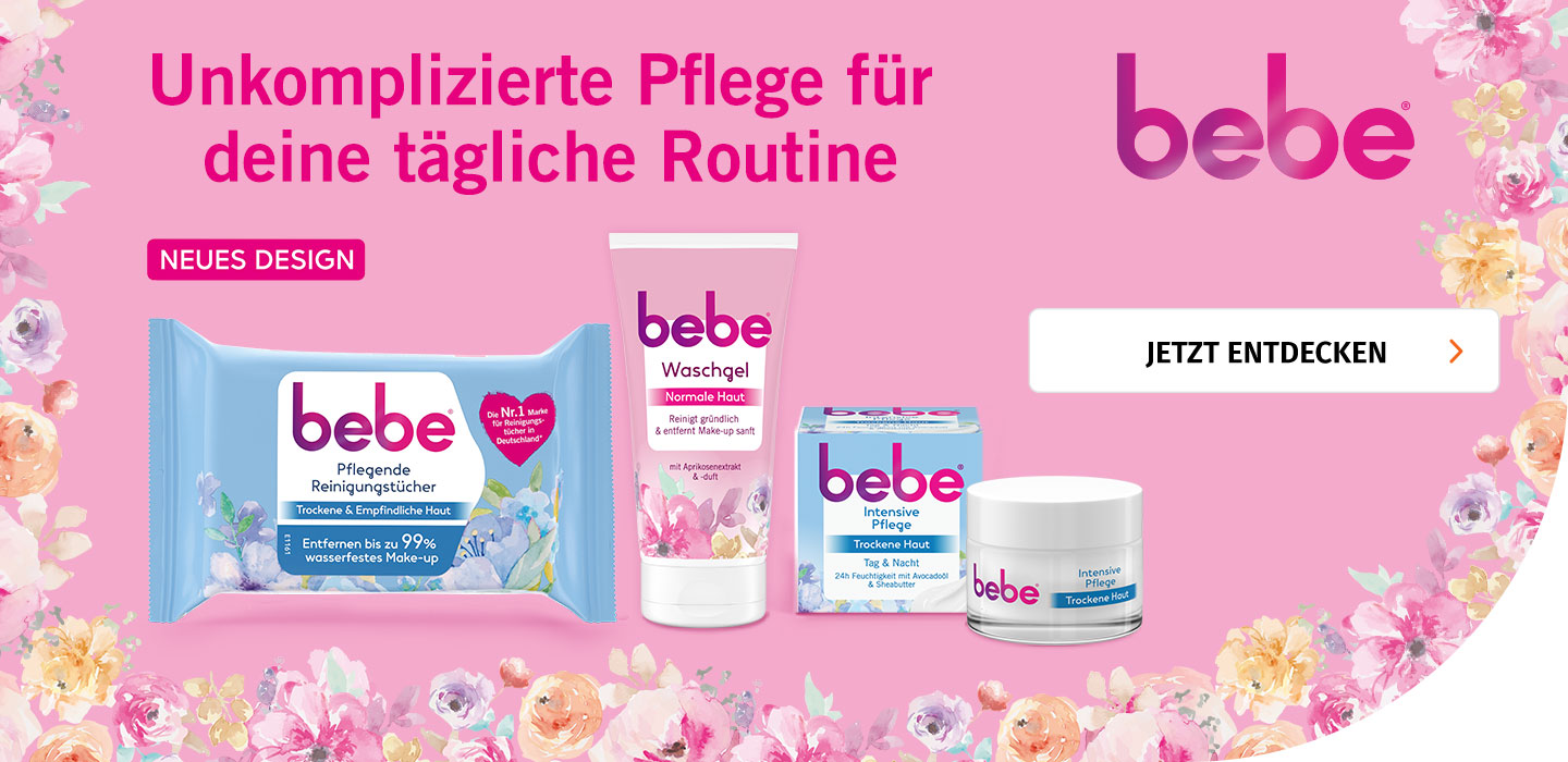 Unkompliziert Pflege für deine tägliche Routine von bebe