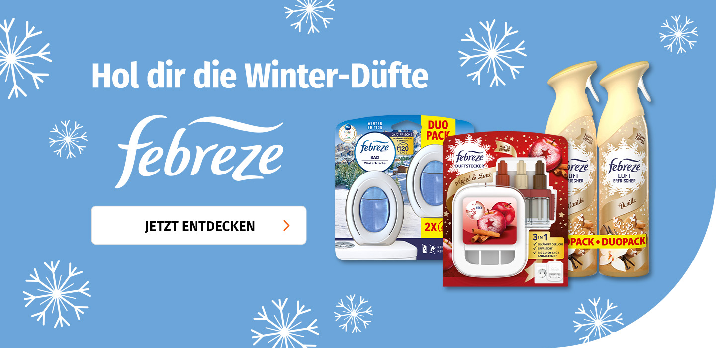 Winter-Düfte von febreze