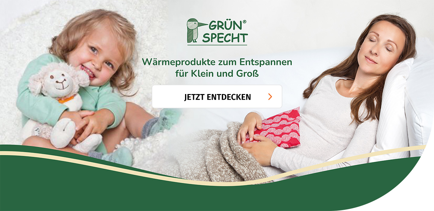 Wärmeprodukte von Grünspecht zum Entspannen für Klein und Groß