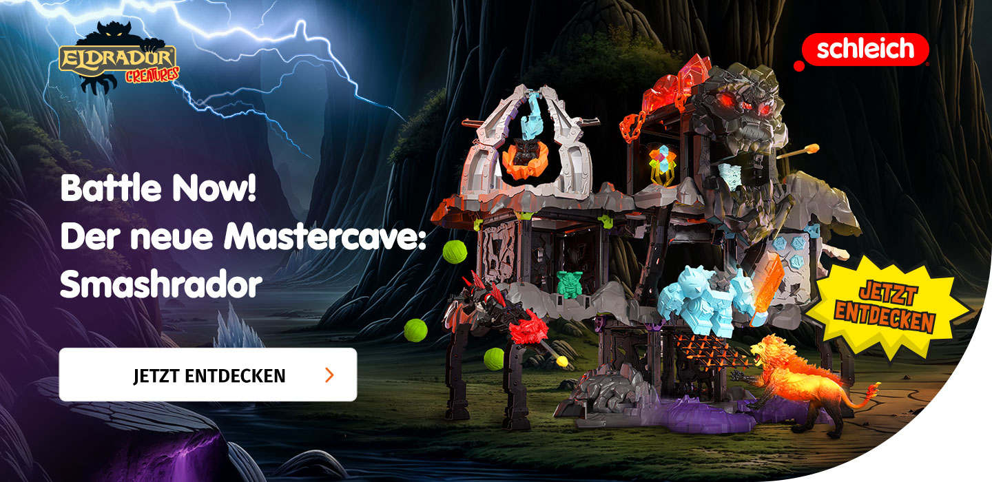 Battle Now! Der neue Mastercave: Smashrador von schleich