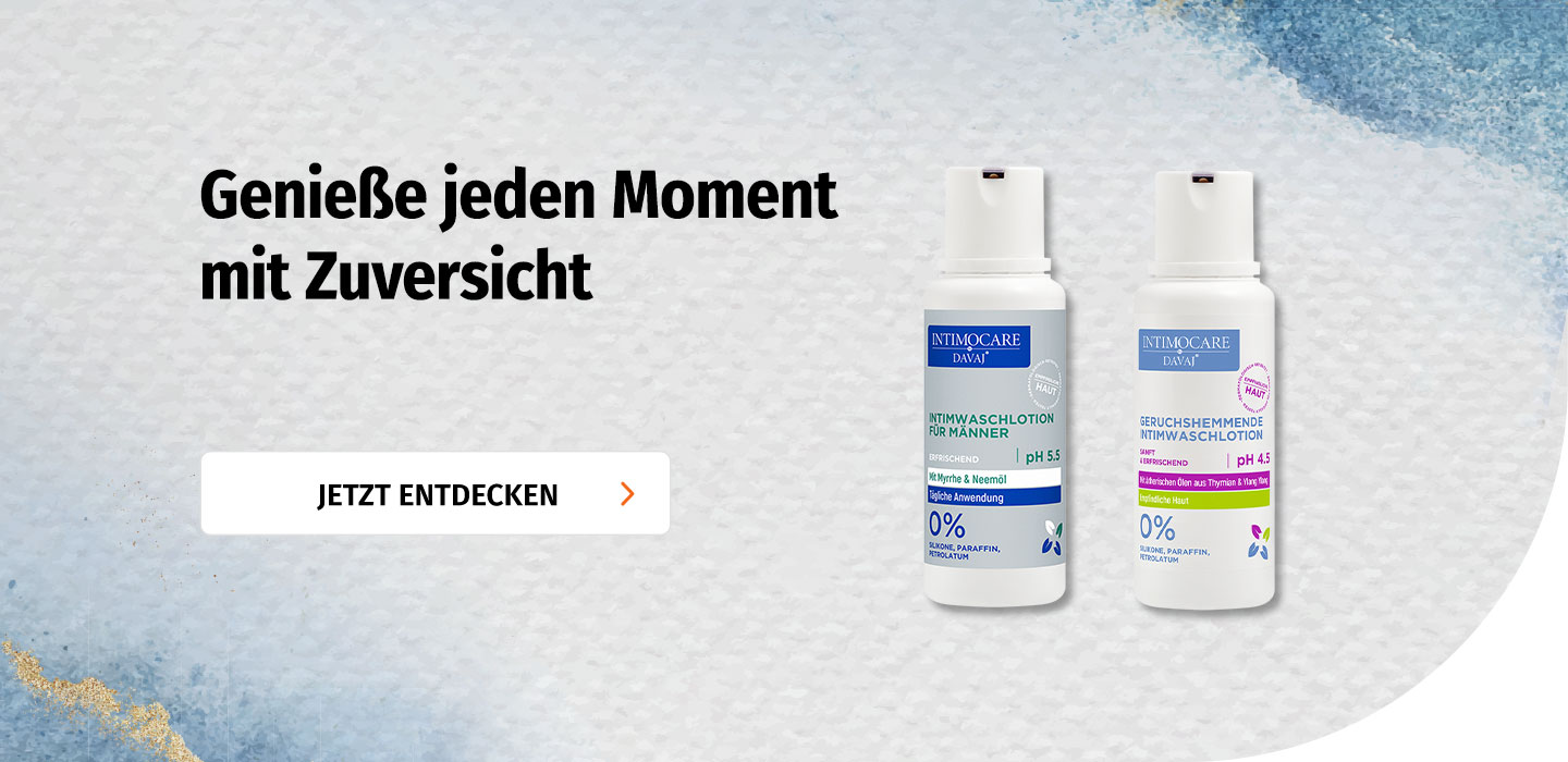 Geruchshemmende Intimlotion von INTIMOCARE by DAVAJ