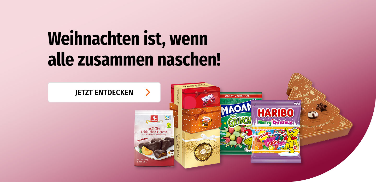 Weihnachten ist, wenn alle zusammen naschen