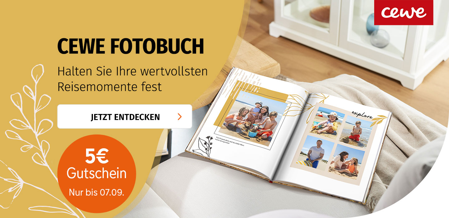 CEWE Fotobuch 5€ Gutschein