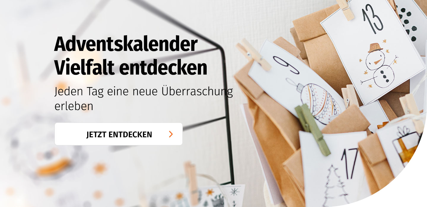 Entdecken Sie die Adventskalender-Vielfalt bei Müller