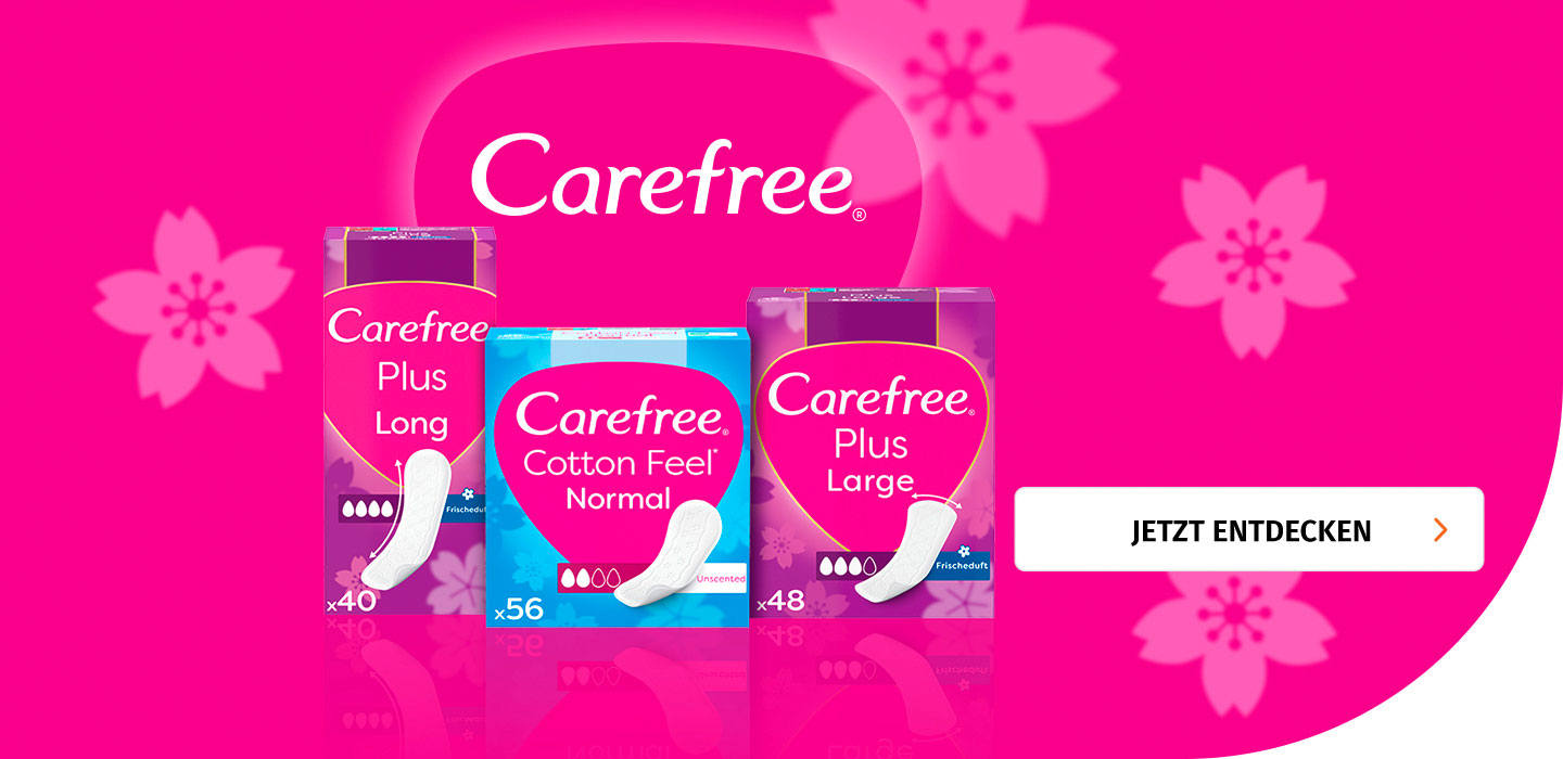 Sicher und frisch mit Carefree