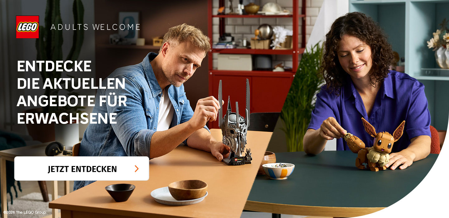 Entdecke die aktuellen LEGO Angebote für Erwachsene