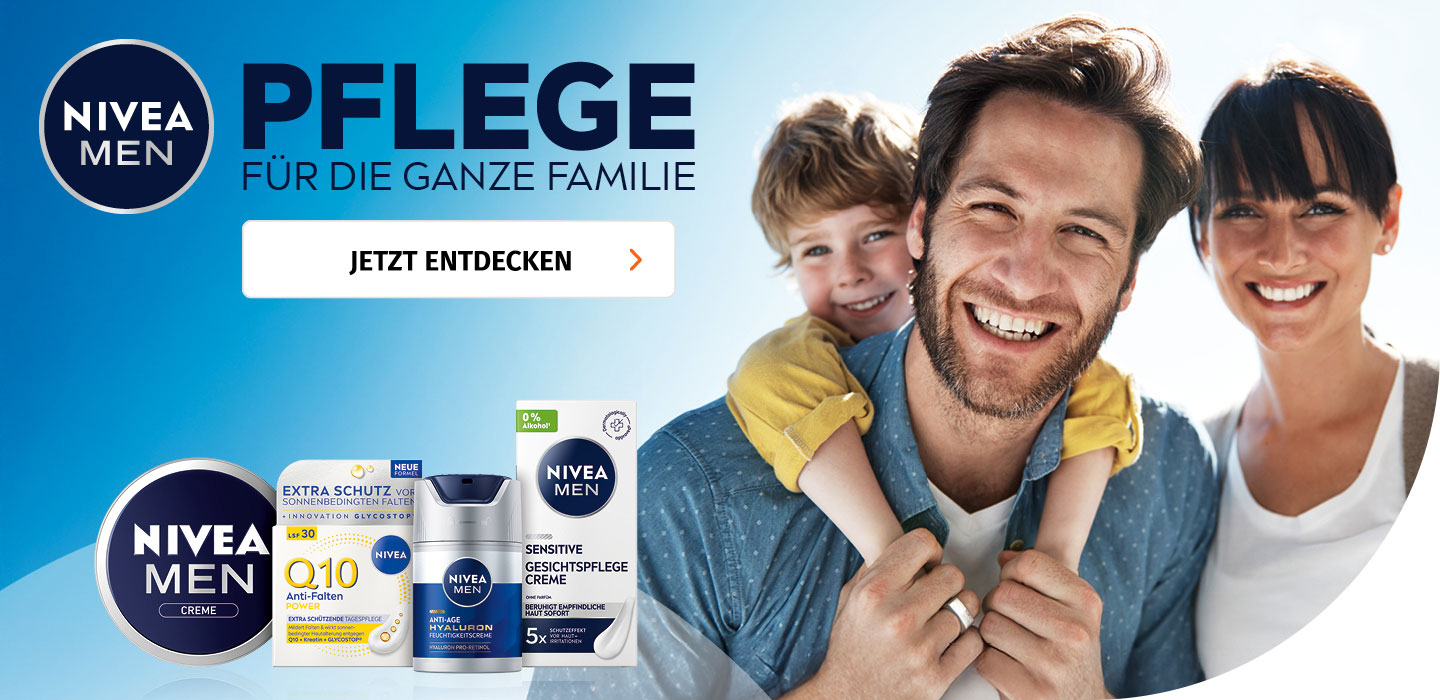 Pflege von NIVEA für die ganze Familie