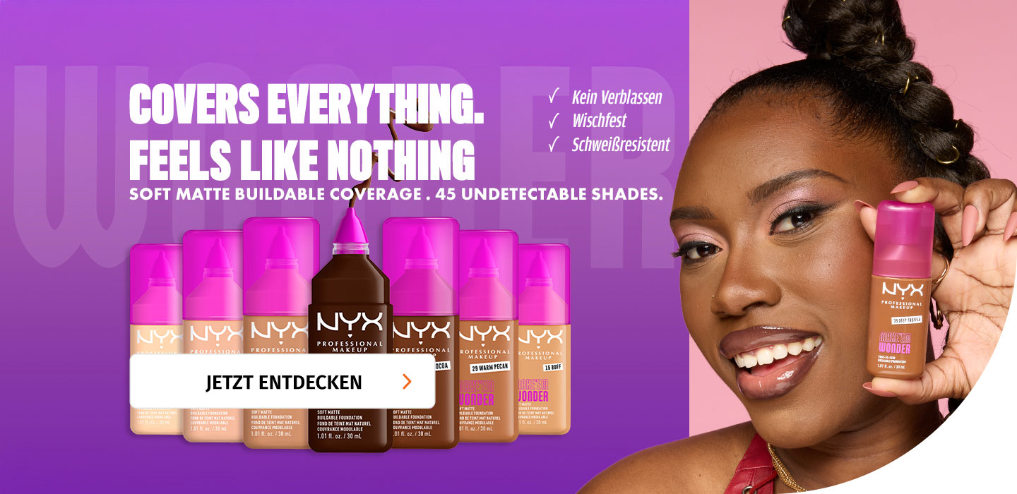 NYX Make 'EM Wonder Foundation: langanhaltend & pflegend