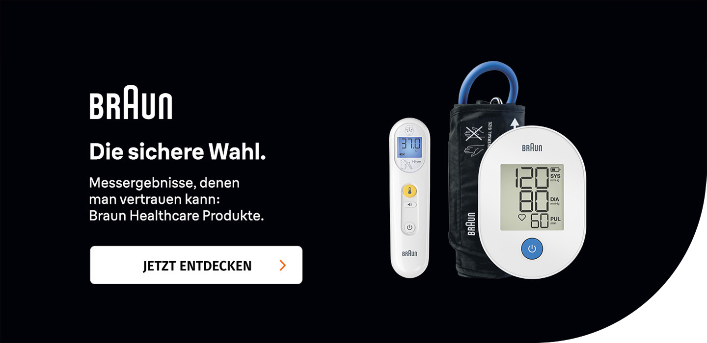 Braun Healthcare Produkte für Messergebnisse, denen man vertrauen kann