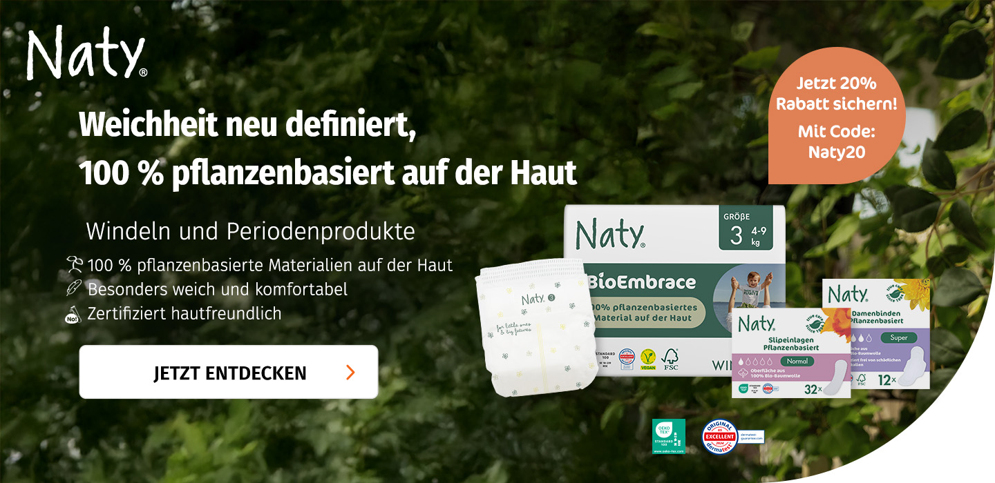 Windeln & Periodenprodukte von Naty
