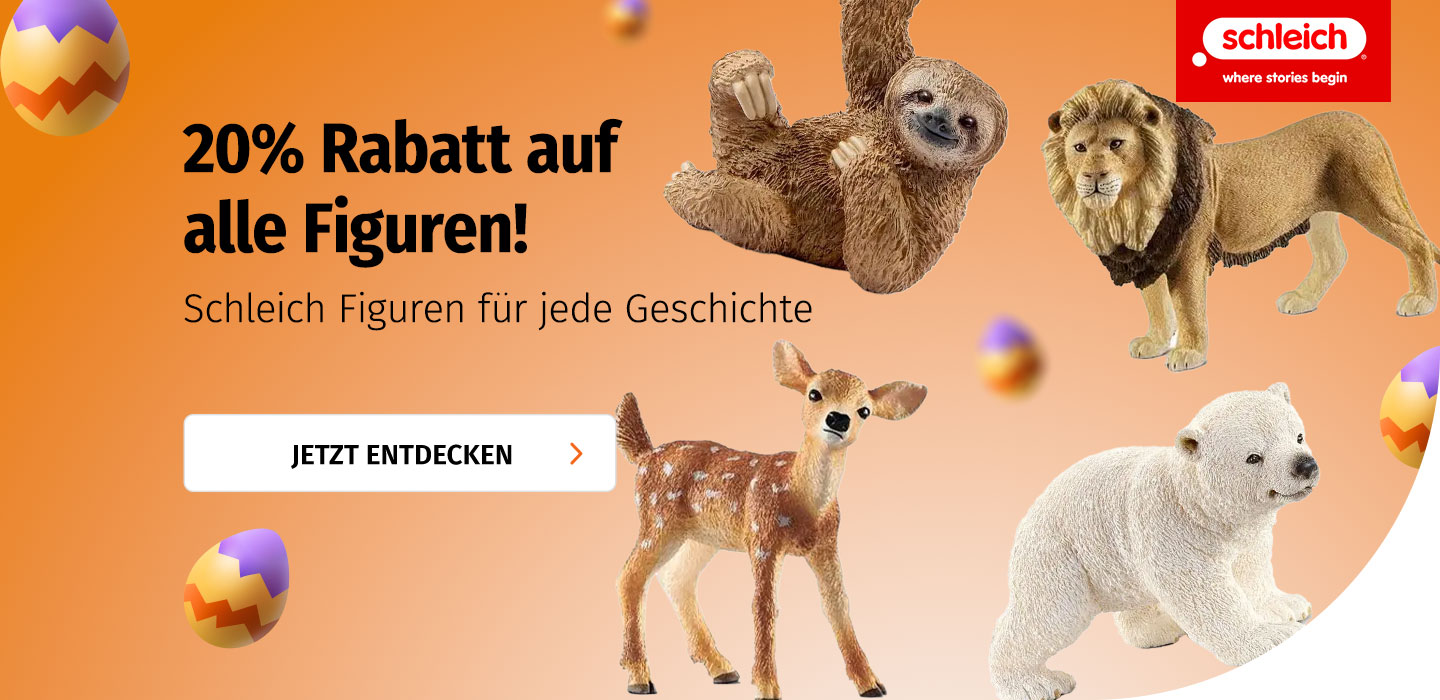 20% Rabatt auf alle schleich Figuren