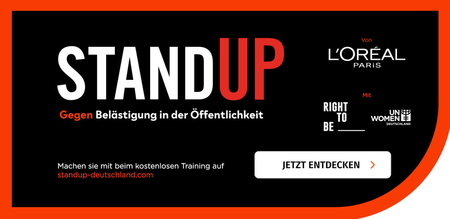 L'Oréal Stand Up gegen Belästigung in der Öffentlichkeit