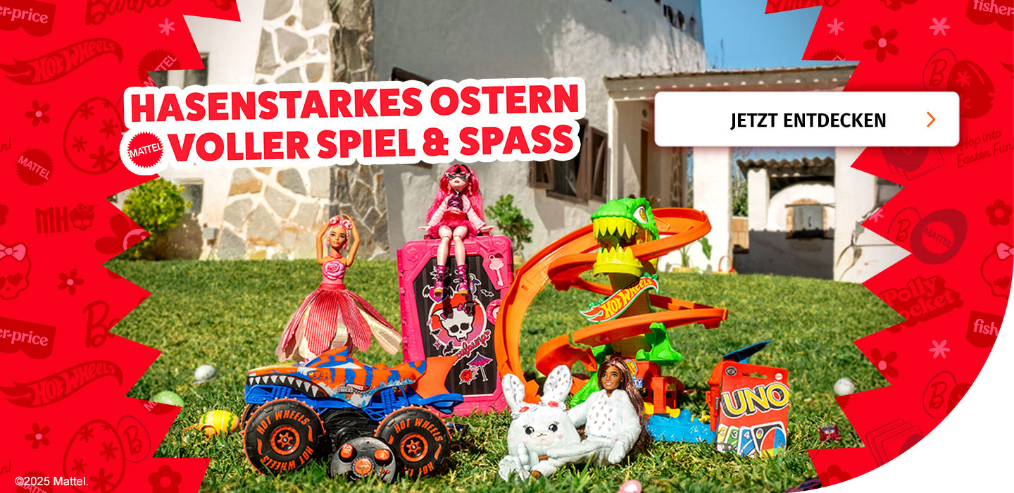 Hasenstarkes Ostern voller Spiel & Spaß mit Mattel