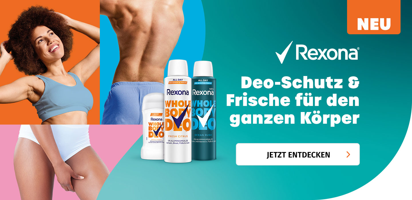 Deo-Schutz & Frische für den ganzen Körper von Rexona