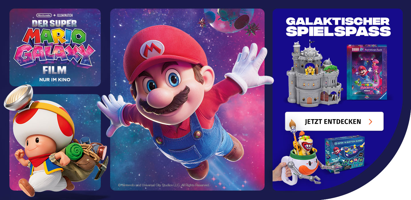 Galaktischer Spielspaß mit dem Super Mario Galaxy Film