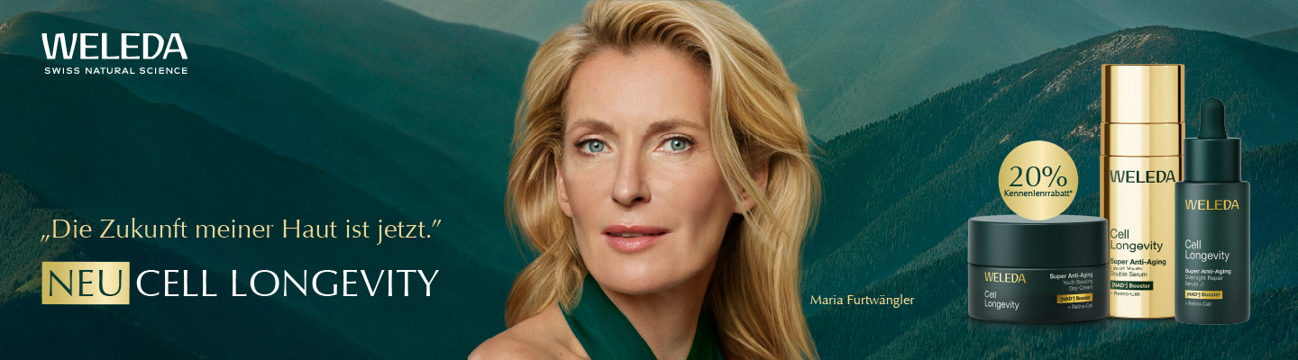 Sichern Sie sich 20% Rabatt auf WELEDA Cell Longevity