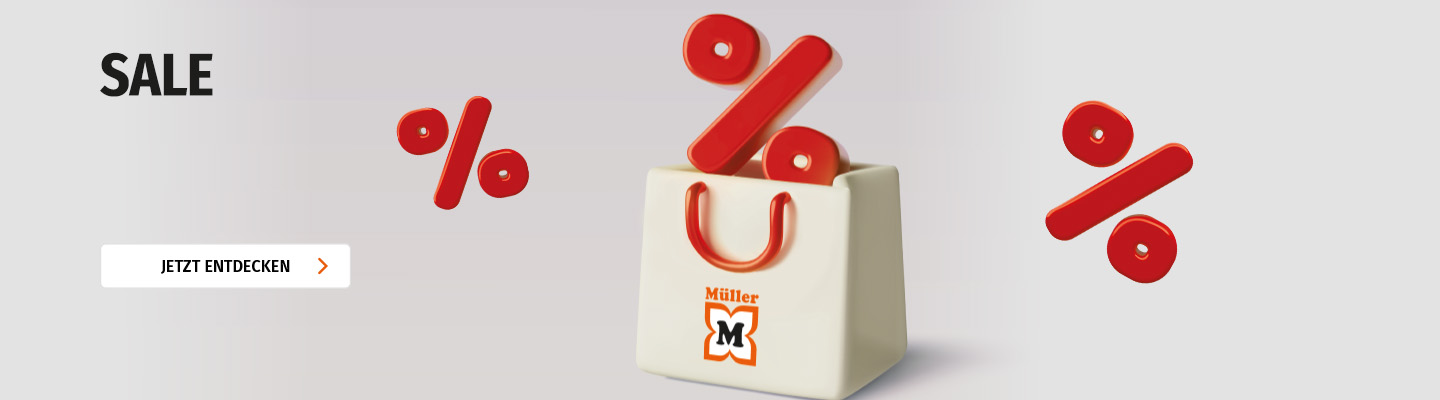 Schnäppchenjäger aufgepasst: SALE bei Müller