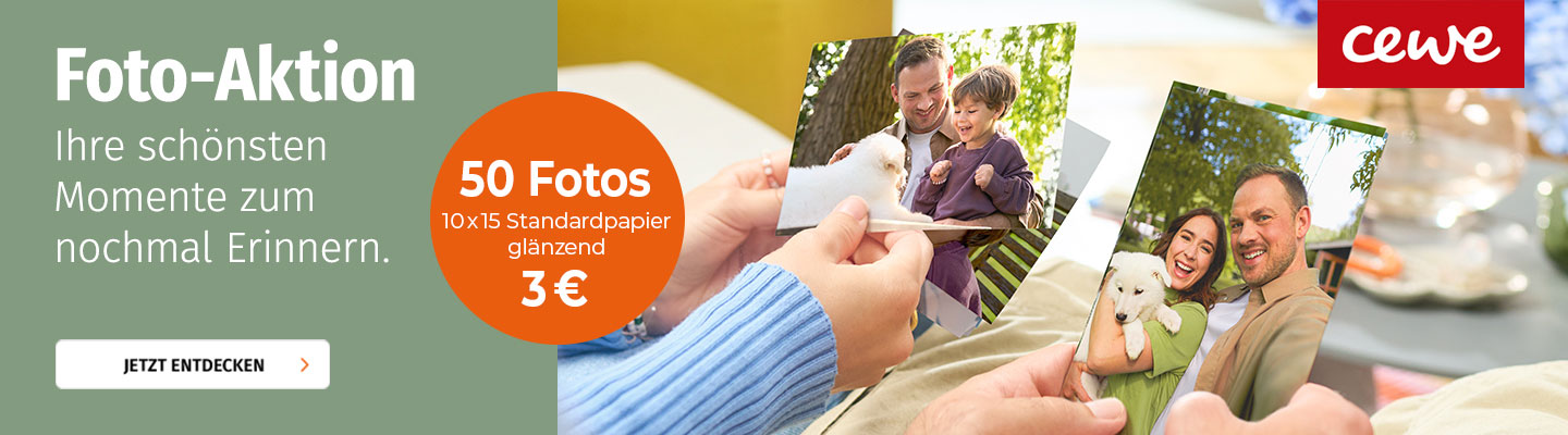 Sparen Sie mit der CEWE Fotoaktion und halten Sie Ihre schönsten Momente fest