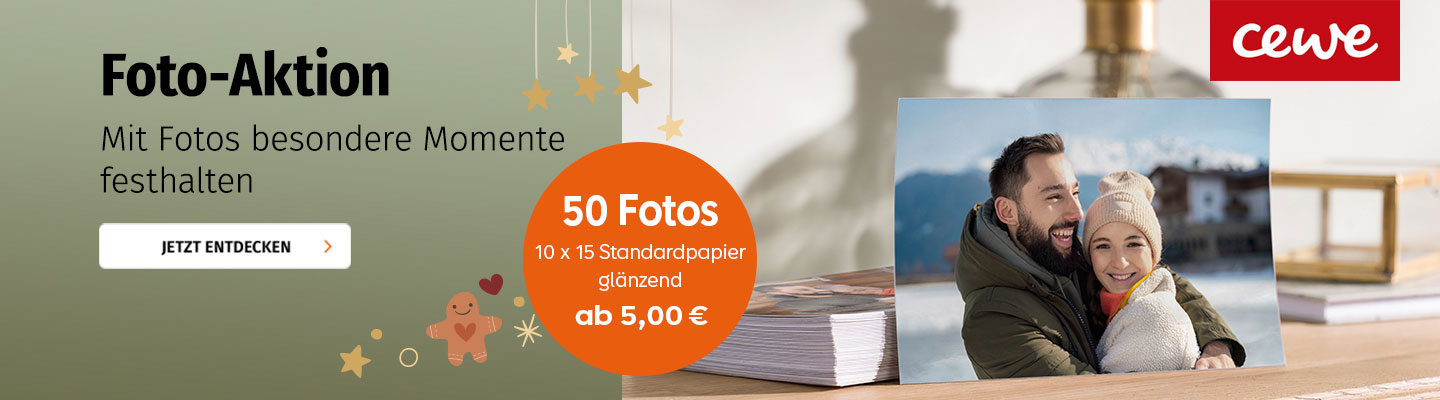 Sparen Sie mit unserer Foto-Aktion im Müller Fotoservice