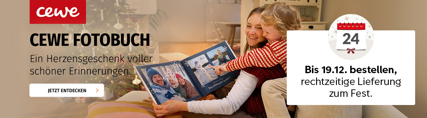 CEWE Fotobuch: Ein Herzensgeschenk voller schöner Erinnerungen