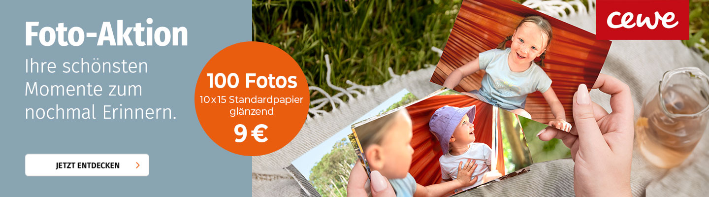 Sparen Sie mit der CEWE Fotoaktion und halten Sie Ihre Erinnerungen fest