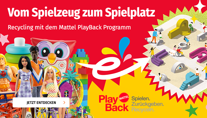 Recycling mit dem Mattel PlayBack Programm