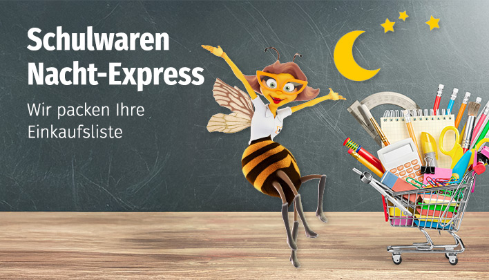 Schulwaren Nacht-Express