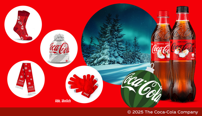Gewinne ein unvergessliches Weihnachtserlebnis mit Coca-Cola bei Müller