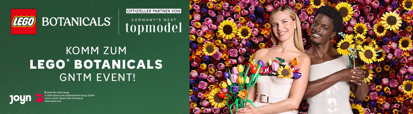 Komm zum LEGO Botanicals GNTM Event am 02. Mai in München