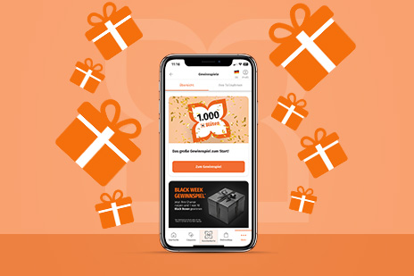 Weitere Gewinnspiele in der Müller App entdecken