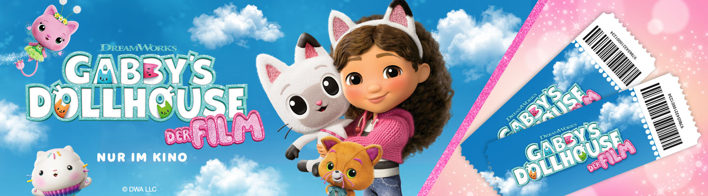 Gewinnen Sie 5x 2 Kinotickets für "Gabby’s Dollhouse: Der Film"